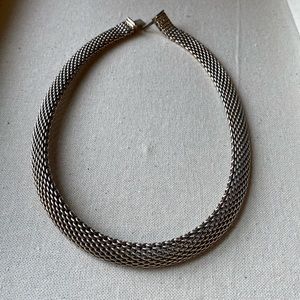 Tiffany Sterling Silver Somerset Mesh nacklace